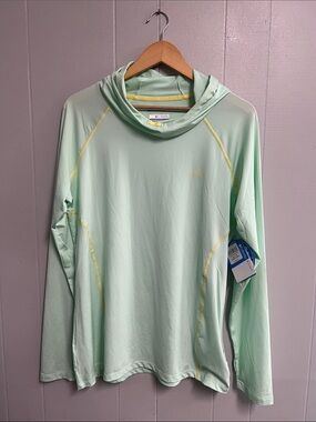 NWT Columbia Hooded Top XL Omni Shade Sun Protection